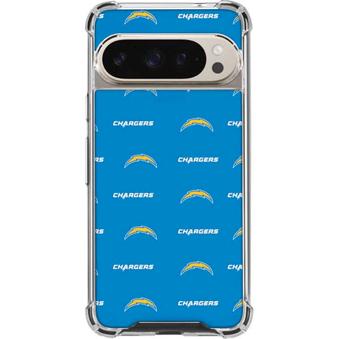 NFL Los Angeles Chargers Blitz Series Pixel 9/9 Pro Clear Case